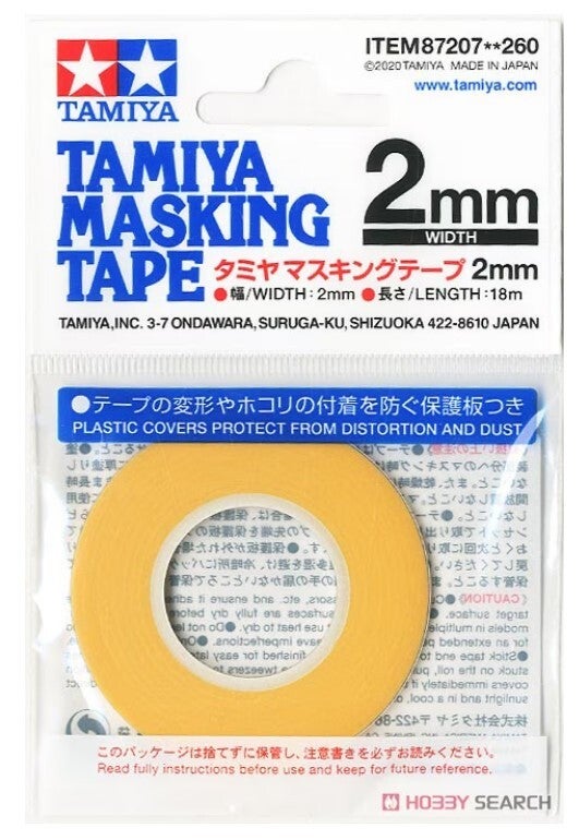 TAMIYA : REF : 87207 : ACCESSORY : Masking Tape / Bande Cache (2mm)