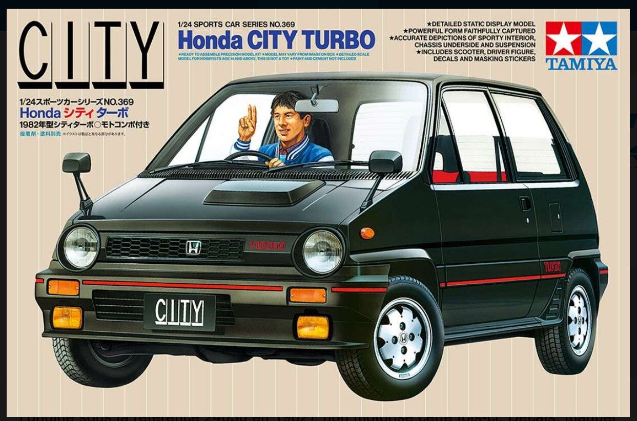 TAMIYA : REF : 24369 : 1:24 : JAPAN : HONDA : City (Honda Jazz in Europa) Turbo (1981-1986)