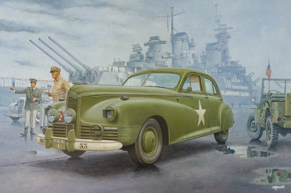 RODEN : REF : 815 : 1:35 : US : PACKARD : Packard Clipper (WWII U.S. Army Staff Car)