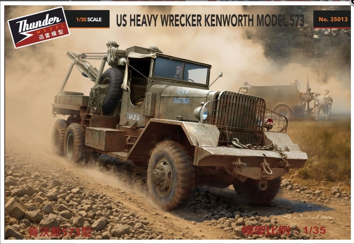 THUNDER MODEL : REF : TM35013 : 1:35 : US : Heavy Wrecker Kenworth Model 573 M1A1