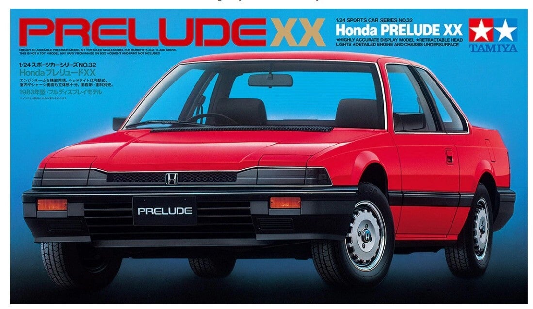 TAMIYA : REF : 24032 : 1:24 : JAPAN : HONDA : Prélude XX (1988-1991)