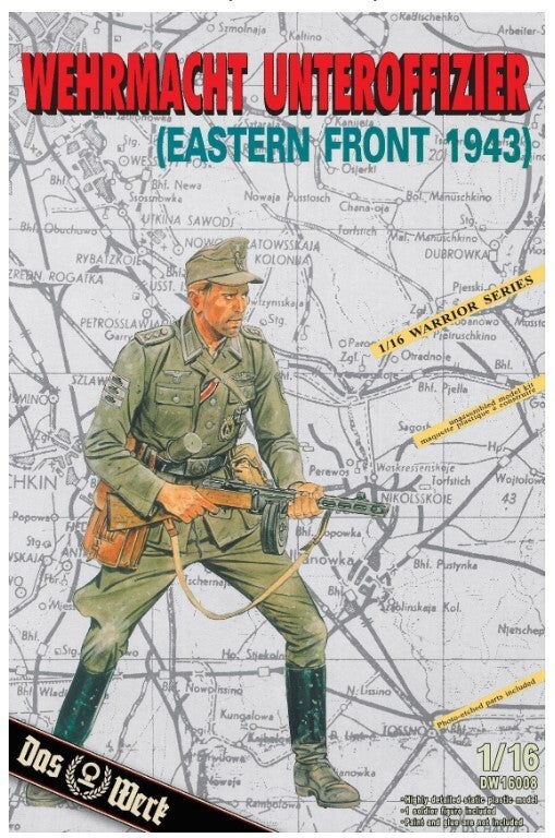 DAS WERK : REF : DW16008 : 1/16 ! FIG : German Wehrmacht Unteroffizier (Eastern Front 1943) (WWII)