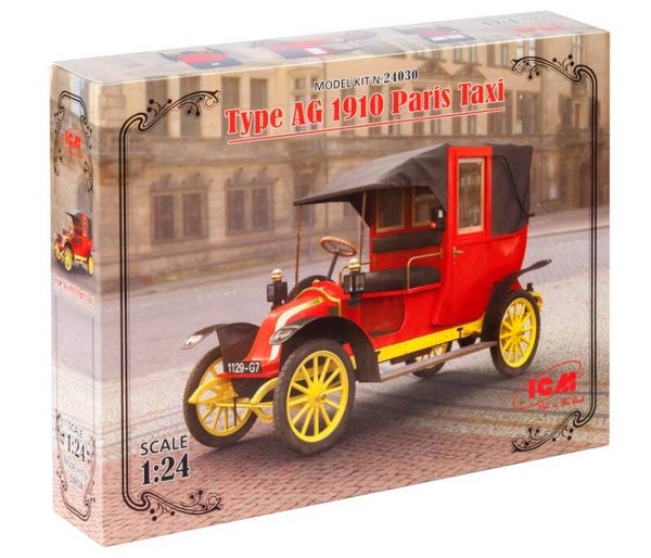 ICM : REF: ICM24030 : 1:24 : Renault : Type AG 1910 ("Paris Taxi" ("Taxis de la Marne"))