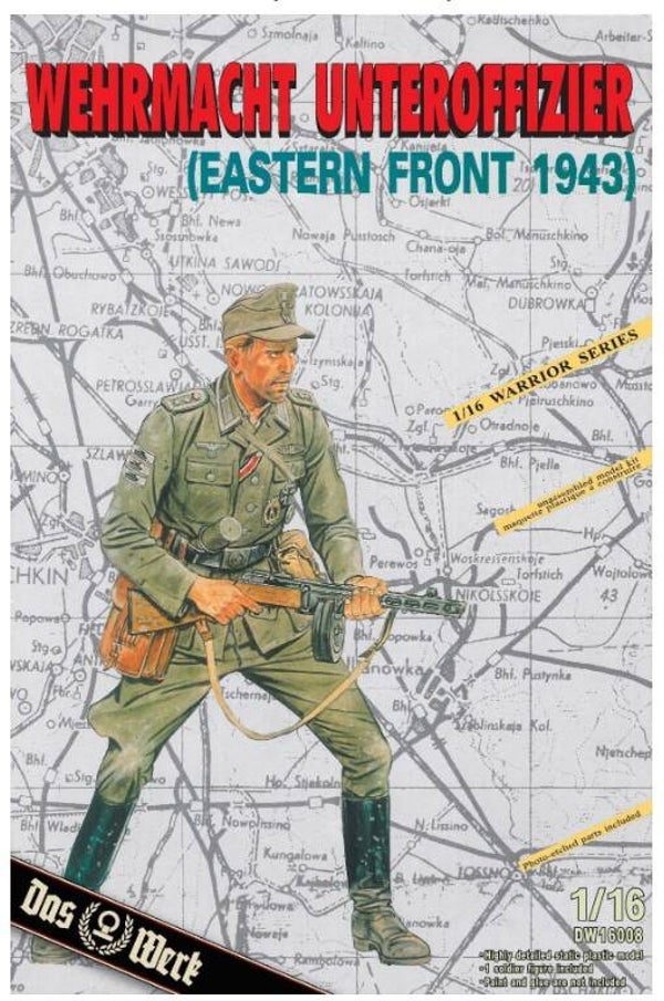DAS WERK : REF : DW16008 : 1/16 ! FIG : German Wehrmacht Unteroffizier (Eastern Front 1943) (WWII)