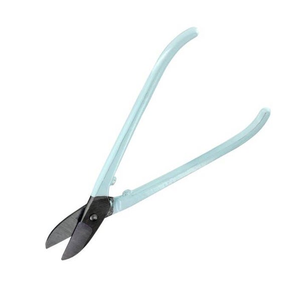 SHESTO (MODELCRAFT) : REF : PPL1208 : TOOL / OUTILLAGE : Curved Jewellers Tinsnips (180mm) / Cisailles de Bijoutier Courbes (180 mm)