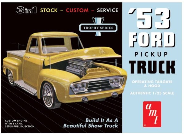 AMT : REF : AMT 882 : 1:25 : US : FORD : Ford Pickup (F-Series (2th Generation) (1953)