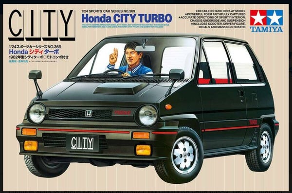 TAMIYA : REF : 24369 : 1:24 : JAPAN : HONDA : City (Honda Jazz in Europa) Turbo (1981-1986)