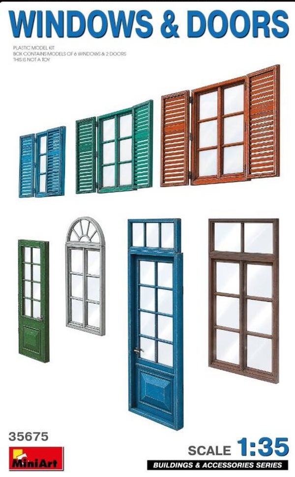 MINIART : REF : MINIART 35675 : 1:35 : ACCESSORIES : Windows & Doors