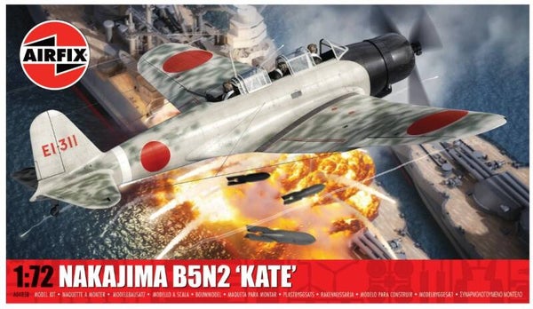 AIRFIX : REF : A04058 : 1:72 : JAPAN : Nakajima Hikōki Kabushiki Gaisha : Nakajima B5N2 ("Kate")