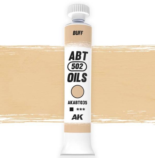 AK INTERACTIVE : REF : AKABT035 : ABT 502 SERIE (OIL / HUILE) : Buff (Chamois) (20ml)