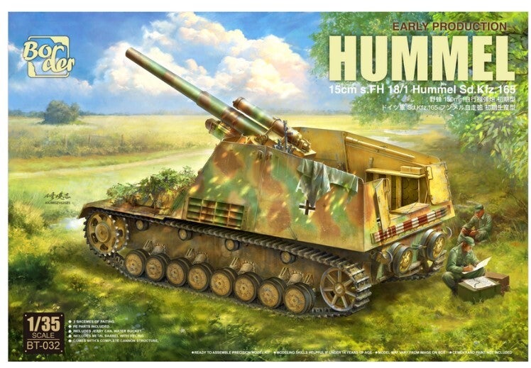BORDER MODEL : REF : BT 032 : 1/35 : German Hummel Sd.Kfz.165 / 15 cm s.FH 18/1 (Early Production)