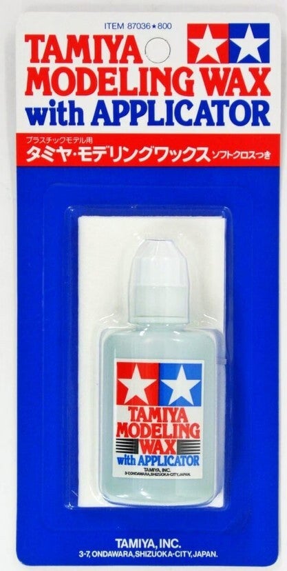 TAMIYA : REF : 87036 : TOOL / OUTILLAGE : Modeling Wax with Applicator / Polish pour Maquettes avec Applicateur