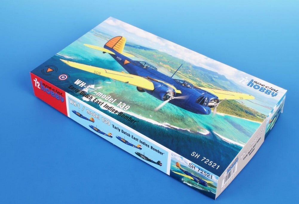 SPECIAL HOBBY (S.H.) : REF : SH72521 : 1:72 : AIRCRAFT KIT : US : MARTIN : WH-1 / Model 139 ("Early Dutch East Indies Bomber") (B-10)
