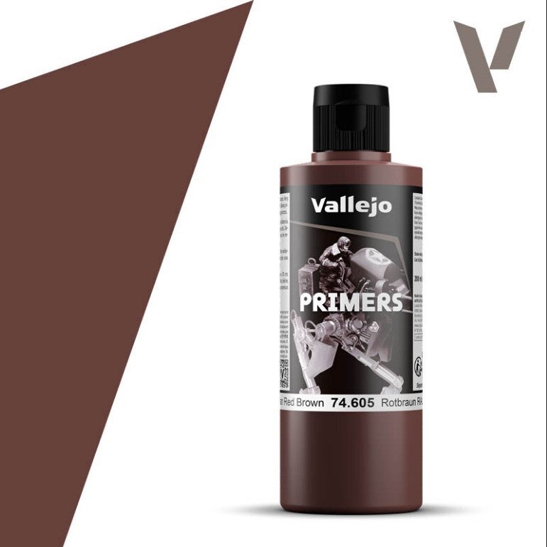 VALLEJO : REF : 74605 : PRIMER : German Red Brown / Brun Rouge Allemand (200 ml)