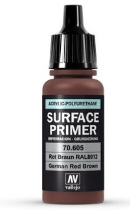 VALLEJO : REF : VAL70605 : PRIMER : German Red Brown (18ml)