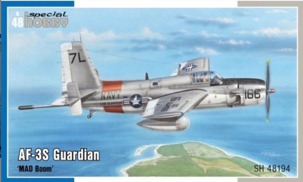 SPECIAL HOBBY (S.H.) : REF : SH48194 : 1:48 : US : Grumman : AF-3S Guardian ("Mad Boom") (Anti-submarine Warfare (ASW)) (Dec. 1945)
