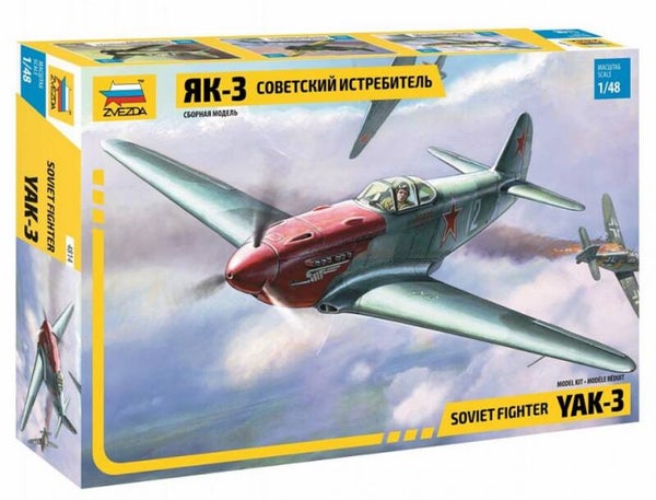 ZVEZDA : REF : 4814 : 1:48 : RUSSIAN (SOVIET) : Yakovlev : YAK-3