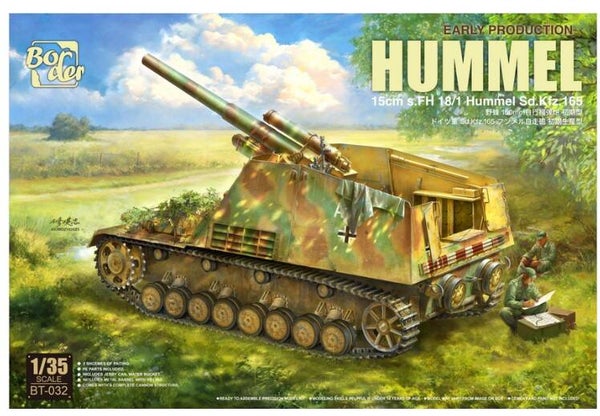 BORDER MODEL : REF : BT 032 : 1/35 : German Hummel Sd.Kfz.165 / 15 cm s.FH 18/1 (Early Production)