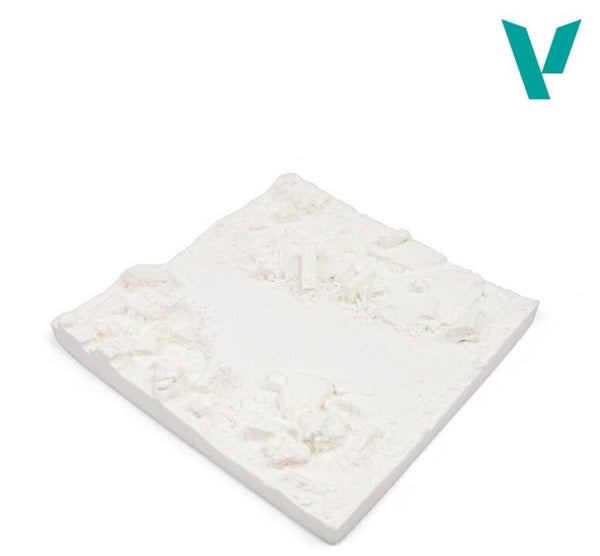 VALLEJO : REF : VALSC002 : 1:35 : Scenery for Diorama : Rubble Street Section 14 X 14CM