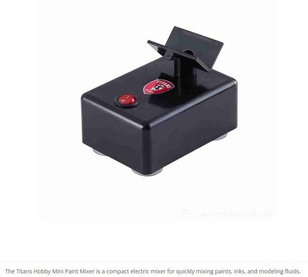 TITANS HOBBY (AMMO / COLLE 21) : REF : TTH067 : TOOL / OUTILLAGE : Electric Paint Shaker for all Kind of Pots