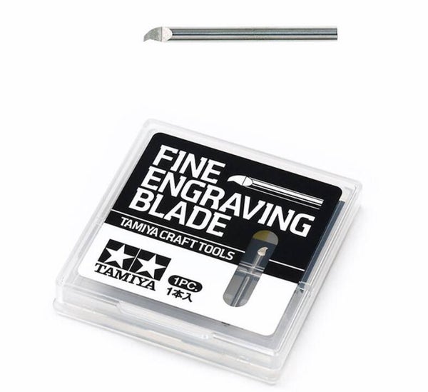 TAMIYA : REF : 74136 : TOOL / OUTILLAGE : Fine Engraving Blade (0.2mm) / Pointe à Graver (0,2mm)