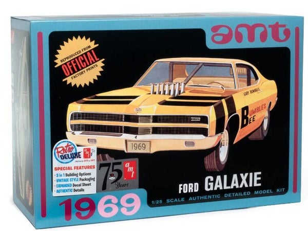 AMT : REF : AMT 1373 : 1:25 : US : FORD : Galaxie Hardtop (1969)