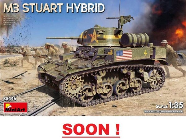 MINIART : REF : MINIART35446 : 1:35 : US : M3 Stuart Hybrid