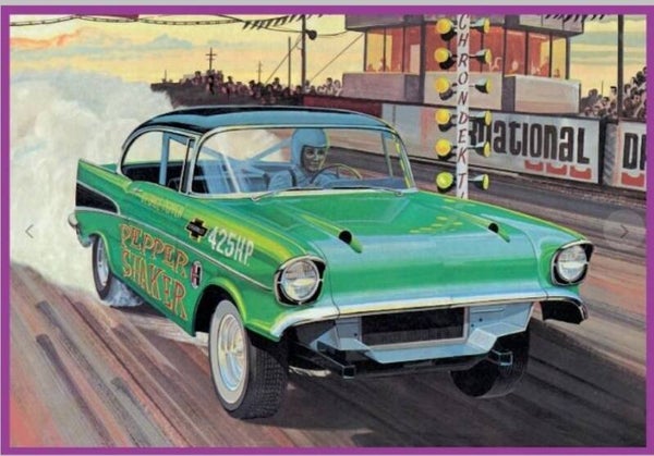 AMT : REF : AMT 1360 : 1:25 : US : CHEVROLET : Chevy Bel Air ("Pepper Shaker") (1957)