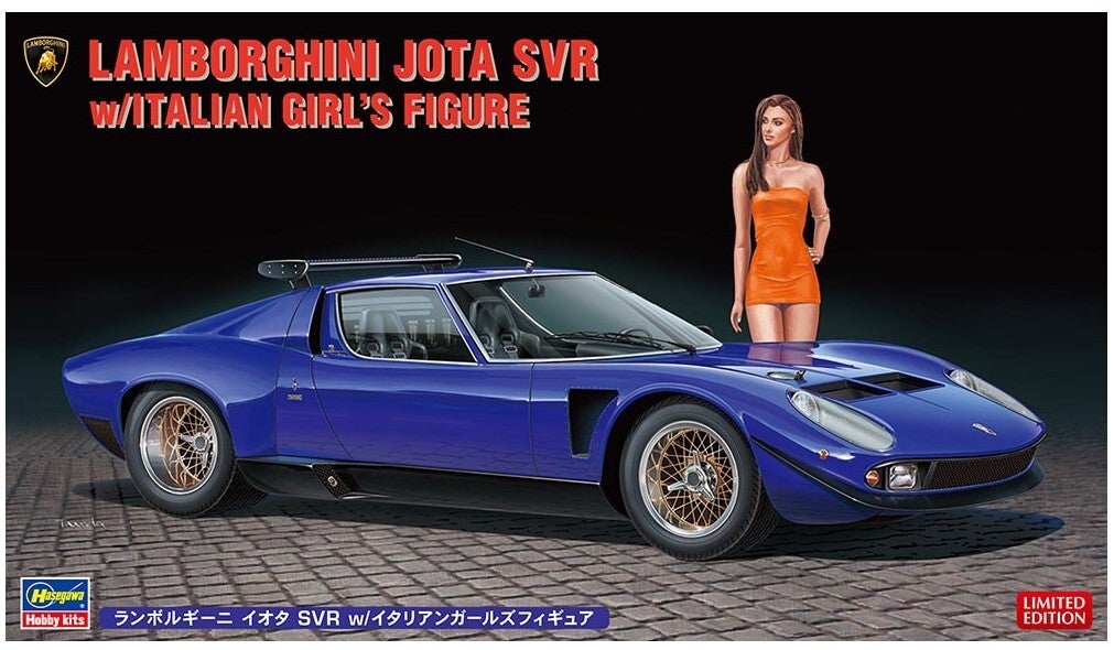 HASEGAWA : REF : 20472 : 1:24 : ITALY : LAMBORGHINI : Jota SVR (With 1 Fig.) (1970)