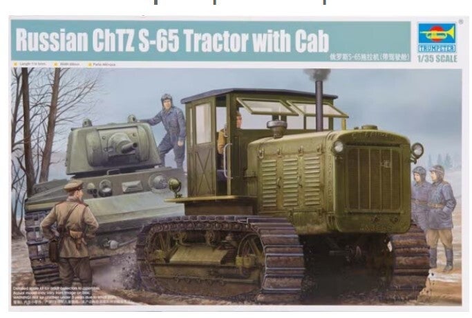 TRUMPETER : REF : 05539 : 1:35 : Soviet : ChTZ : S-65 Tractor (With cab) (Military Engineering / Génie Militaire)