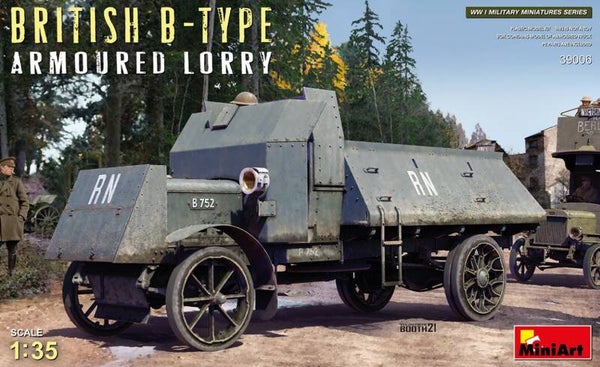 MINIART : REF : MINIART 39006 : 1:35 : UK : LGOC : British Military Armoured Lorry B-Type (WWI)