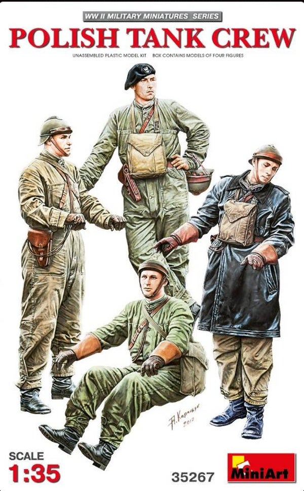 MINIART : REF : MINIART 35267 : 1:35 : POLAND : Polish Tank Crew (4 Fig.)