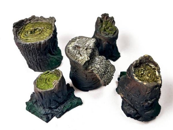 VALLEJO : REF : VALSC306 : 1:35 : PLANT / TREE : Small Stumps (Petites souches)