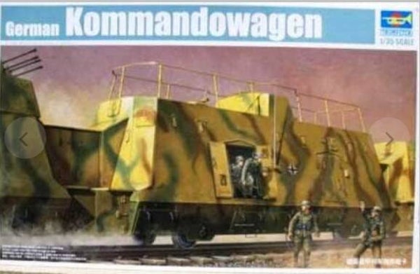 TRUMPETER : REF : 01510 : 1:35 : German Kommandowagen BP42  (Train Carriage)