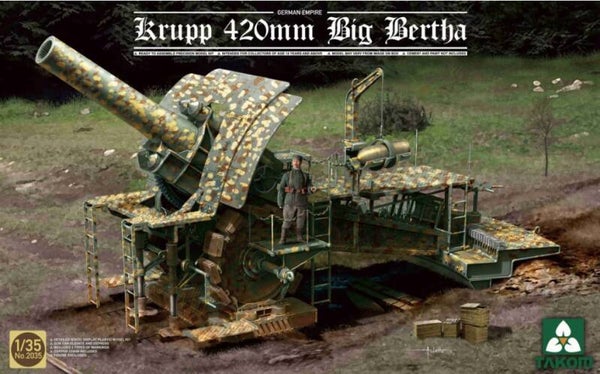 TAKOM : REF : 2035 : 1:35 : German Empire :  Krupp 420mm ("Big Bertha") (Obusier / Howitzer)(WWI)