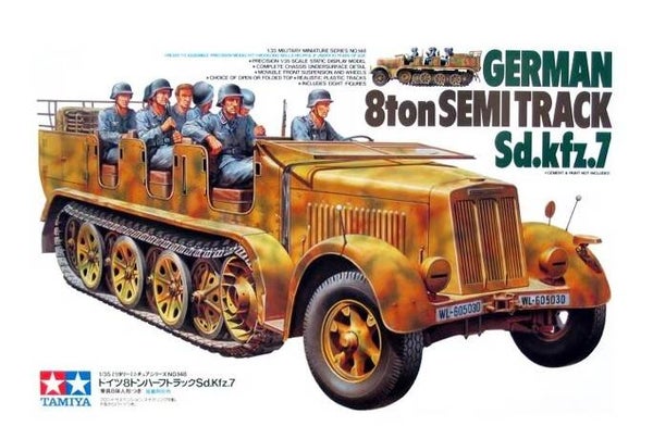 TAMIYA : REF: 35148: 1:35 : German : 8ton SEMI TRACK Sd.kfz.7