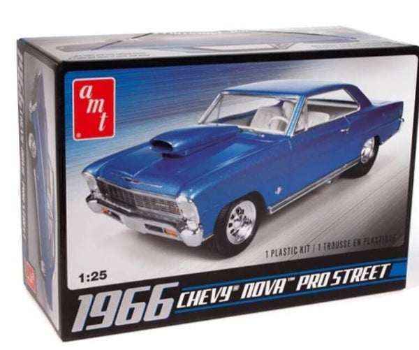 AMT : REF : AMT 636M : 1:25 : US : CHEVROLET : Chevy Nova Pro Street (1966)