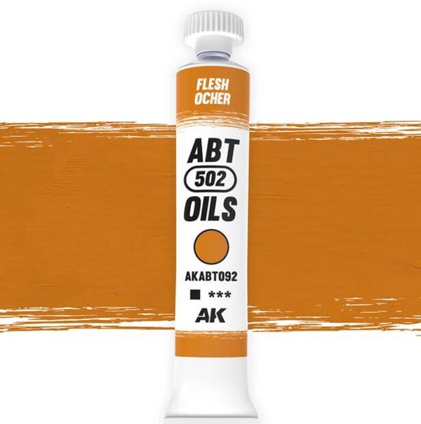 AK INTERACTIVE : REF : AKABT092 : ABT 502 SERIE (OIL / HUILE) : Flesh Ocher (Ocre Chair) (20ml)