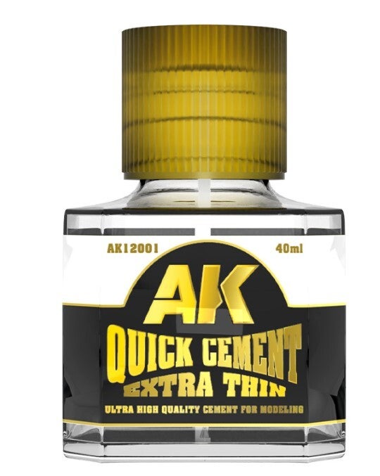 AK INTERACTIVE : REF : AK12001 : QUICK CEMENT EXTRA THIN (GLUE)