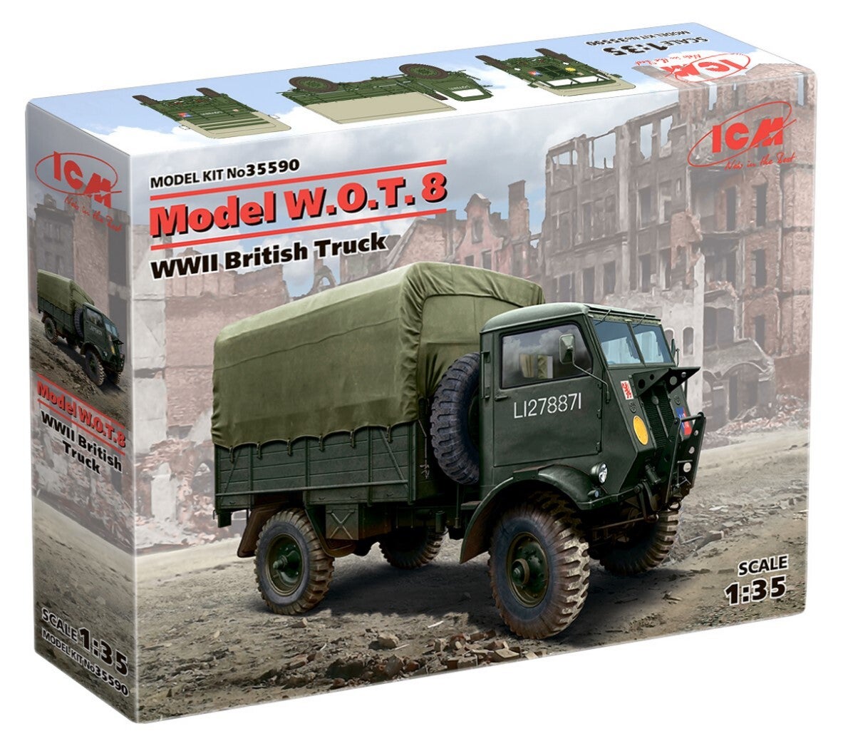 ICM : REF : 35590 : 1:35 : UK : FORDSON : British Truck Model W.O.T. 8