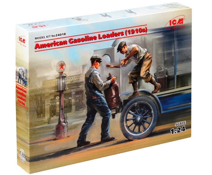 ICM : REF: ICM24018 : 1:24 : FIGURES : American Gasoline Loaders (1910's) (Fig.2)