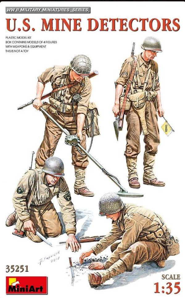 MINIART : REF : MINIART 35251 : 1:35 : US : US Mine Detectors (4 Fig.)