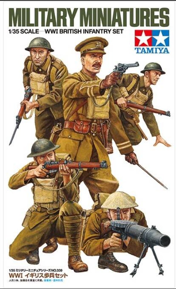 TAMIYA : REF : 35339 : 1:35 : UK : British Infantry Set (WWI) (5 Fig.)