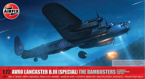AIRFIX : REF : A09007A : 1:72 : AIRCRAFT KIT : UK (RAF) : AVRO : Lancaster B.III (SPECIAL) ("The Dambusters")
