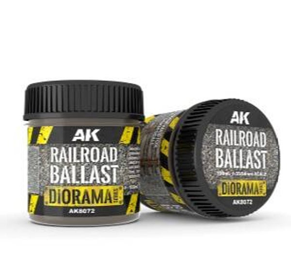 AK INTERACTIVE : REF : AK8072 : FOR DIORAMA : Railroad Ballast / Ballast de Chemin de Fer