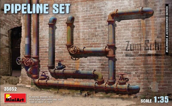 MINIART : REF : MINIART 35652 : 1:35 : Pipeline Set / Ensemble de Pipelines
