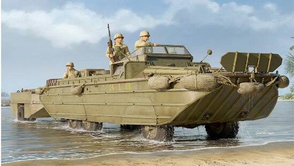 I LOVE KIT : REF : 63539 : 1:35 : US : GMC : DUKW-353 with WTCT-6 Trailer (V. Amphibie) (Military engineering / Génie Militaire)