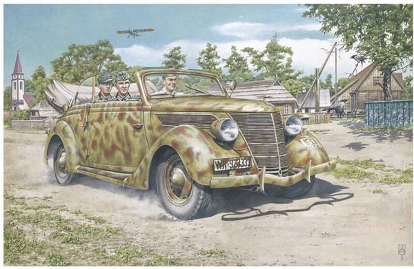 RODEN : REF : 820 : 1:35 : US : V8-G81A Special (Cabriolet) (1938 (Serie assembly in Germany (German Version))