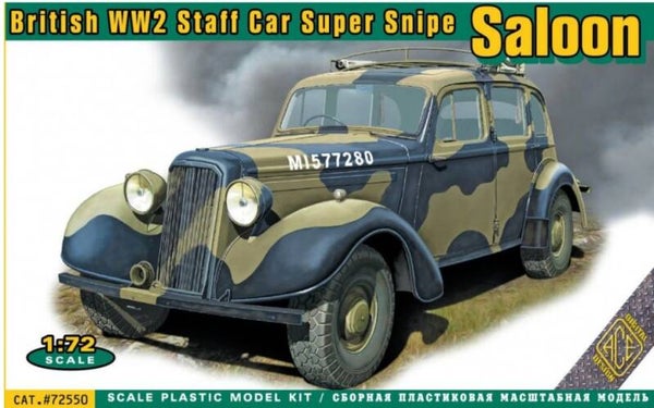 ACE : REF : 72550 : 1:72 : UK : HUMBER : British Super Snipe Saloon British Staff Car (1938-1967)