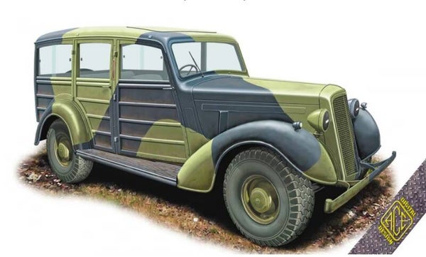 ACE : REF : 72551 : 1:72 : UK : HUMBER : British Super Snipe Station Wagon ("Woodie") (1938 - ?)